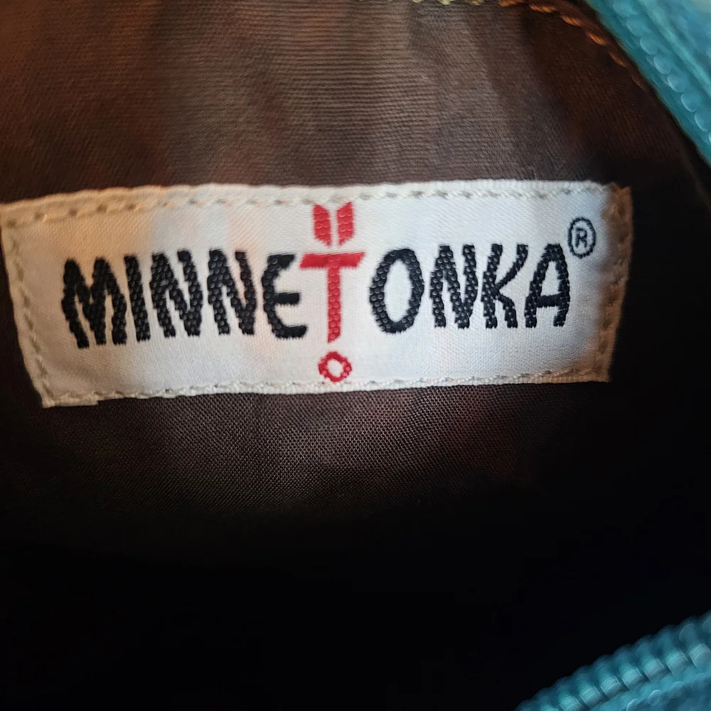 Minnetonka Blue Suede Fringe Bag - Picture 6 of 6